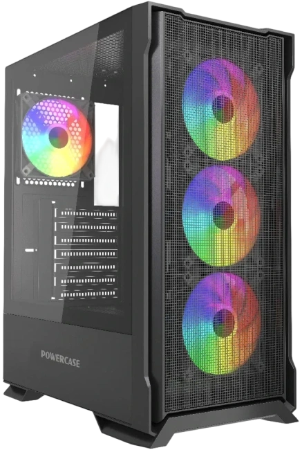 Компьютерный корпус Powercase Mistral AZ4B ARGB TG Black (CMAZB-A4) купить! 