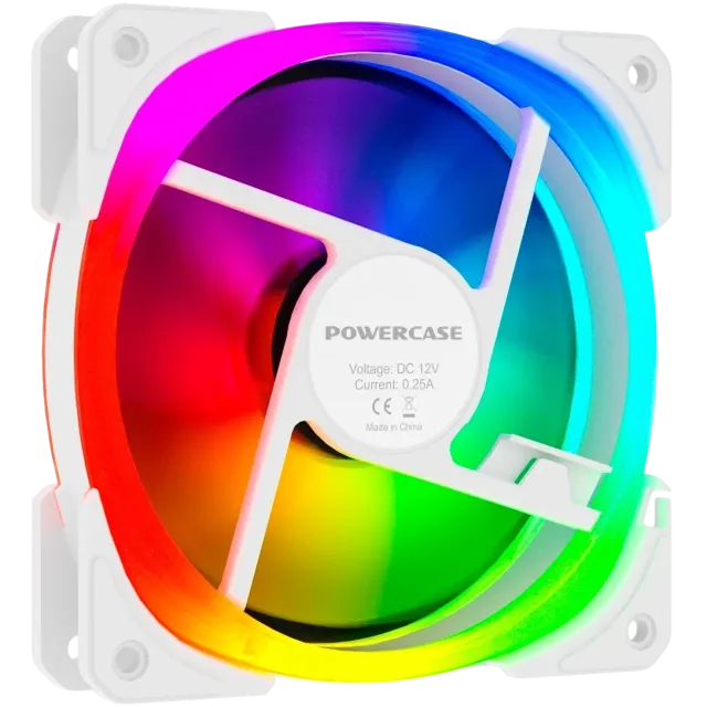 Вентилятор для корпуса Powercase CM21-12W ARGB White купить! 