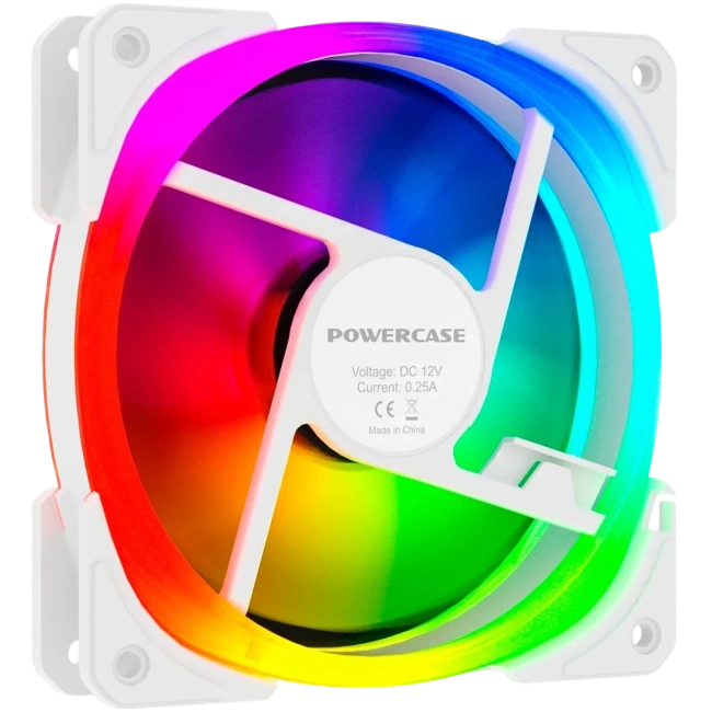 Вентилятор для корпуса Powercase CM21-12W ARGB White купить! 