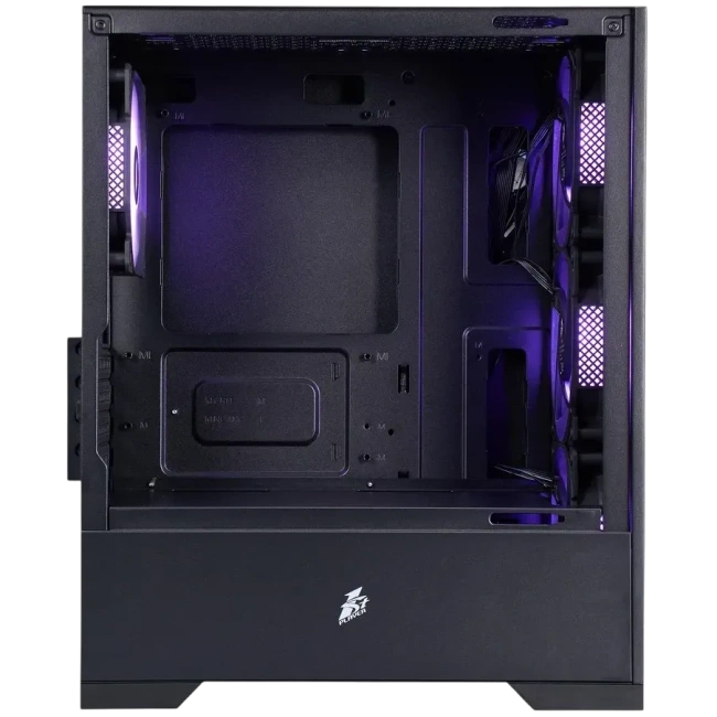 Компьютерный корпус 1STPLAYER Go2 ARGB Black (Go2-BK-4F7) купить! 