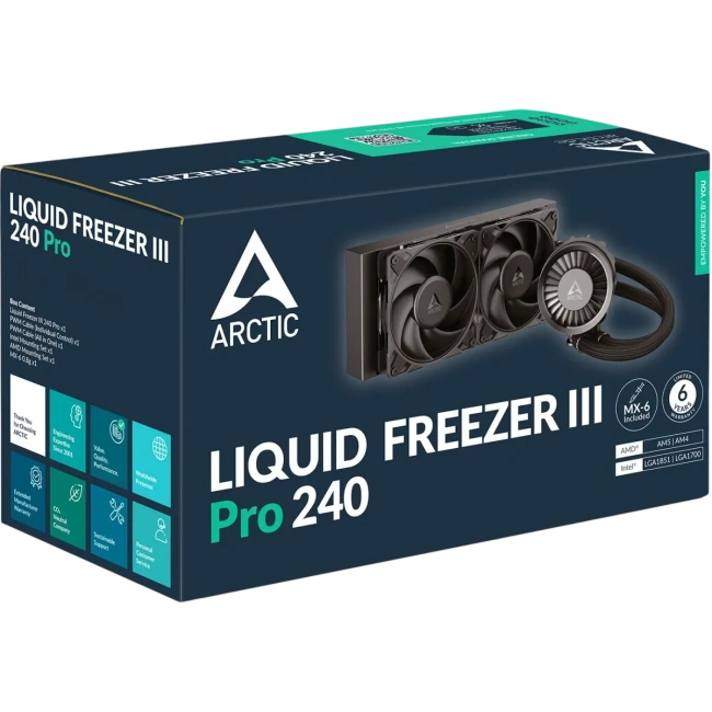 Система жидкостного охлаждения для процессора Arctic Cooling Liquid Freezer III Pro 240 All-In-One CPU (ACFRE00178A) купить! 