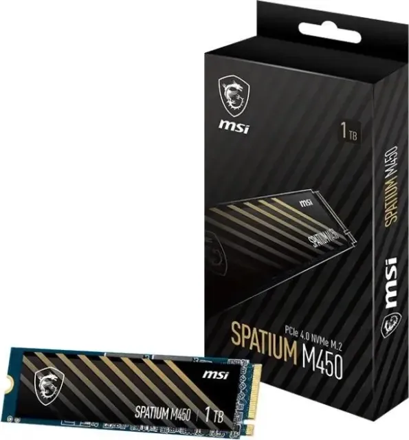 Твердотельный накопитель MSI 1000 Gb SPATIUM M450 S78-440L0M0-P83 купить! 