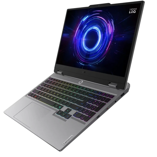 Ноутбук Lenovo LOQ 15IRX10 (Intel Core i7-13650HX/15.6" 1920x1080/16Gb/512Gb SSD/RTX 5060 8Gb/Windows 11 Home) Grey - фото