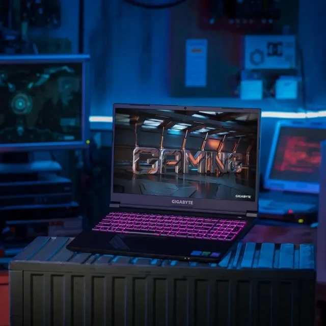 Ноутбук Gigabyte G5 MF (Core i7-13620H/15.6"/IPS/FHD/144Hz/16GB/512GB SSD/RTX 4050 6GB/Win 11 Home) Onyx Grey, MF5-H2KZ353SH - фото
