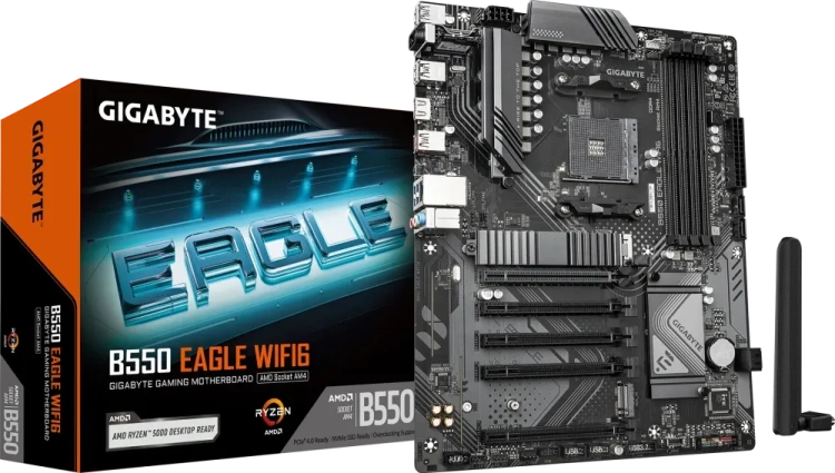 Материнская плата Gigabyte B550 EAGLE WIFI6 купить! 