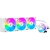 Система жидкостного охлаждения для процессора 1STPLAYER TS1 360 ARGB White (TS1-360-WH) купить! 