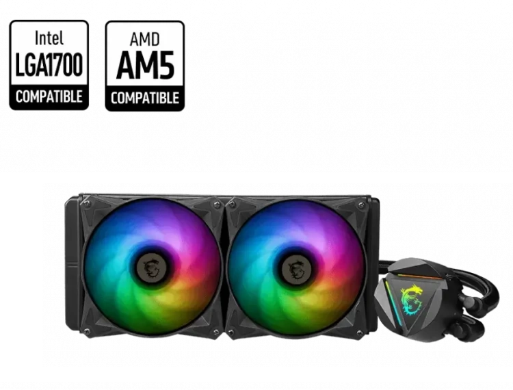 Система водяного охлаждения MSI MAG CORELIQUID 240R V2 ARGB Socket 1700 306-7ZW1B41-813 купить! 