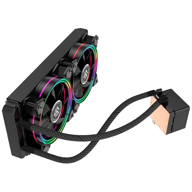 Система водяного охлаждения Alseye H280 140mm*2 RGB купить! 
