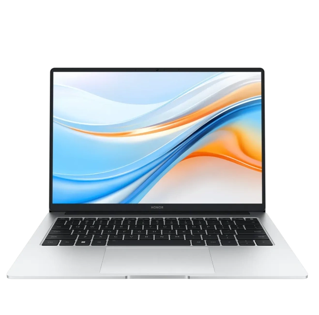 Ноутбук HONOR MagicBook X14 Plus 2024 (Ryzen 7 8845HS/14"/2.8K (2880x1800)/16 Гб/512 Гб SSD/Radeon 780M/Win 11 Home) Silver - фото