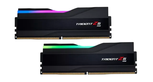 Оперативная память DDR5 32 ГБ 6800 МГц G.Skill TRIDENT Z5 RGB Black (F5-6800J3445G16GX2-TZ5RK) модулей 2 шт. купить! 