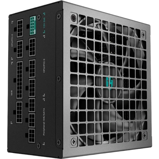 Блок питания Deepcool 1200W GAMERSTORM Black PN1200M 16 Pin (PCIe 5.0 Connector Cable Details) купить! 