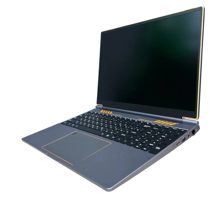Ноутбук для работы и учебы HY160 (Intel N95/16"/1920x1200/16Gb/512GB SSD/Win 11 Pro) Grey with orange inserts - фото