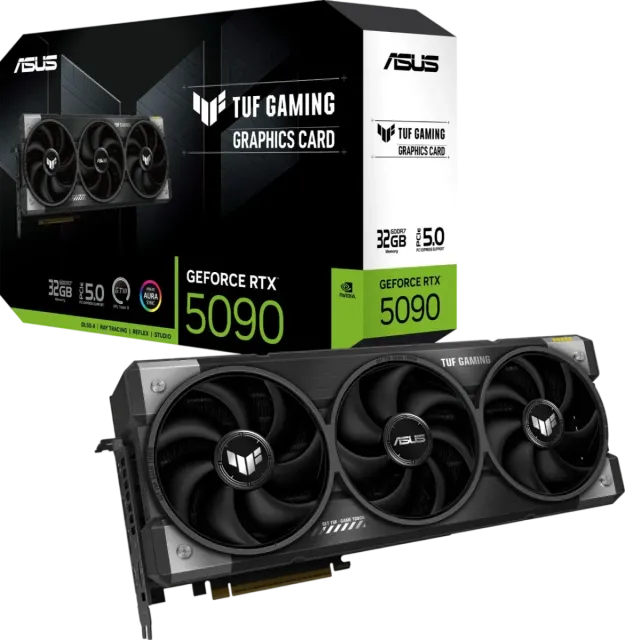 Видеокарта ASUS GeForce RTX 5090 TUF Gaming (TUF-RTX5090-32G-GAMING) купить! 