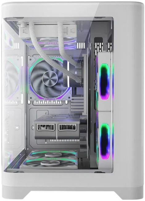 Компьютерный корпус 1STPLAYER UVIEW UV5 White (UV5-WH) купить! 