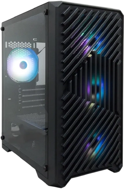 Компьютерный корпус 1STPLAYER TRILOBITE T5 ARGB Black (T5-BK-4F7) купить! 