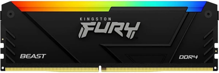 Оперативная память 16 Gb 3200 MHz Kingston FURY Beast RGB XMP Black (KF432C16BB2A/16) купить! 