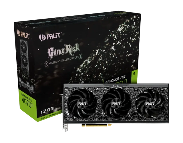 Видеокарта Palit GeForce RTX 4070 Ti 12Gb GAMEROCK (NED407T019K9-1045G) купить! 