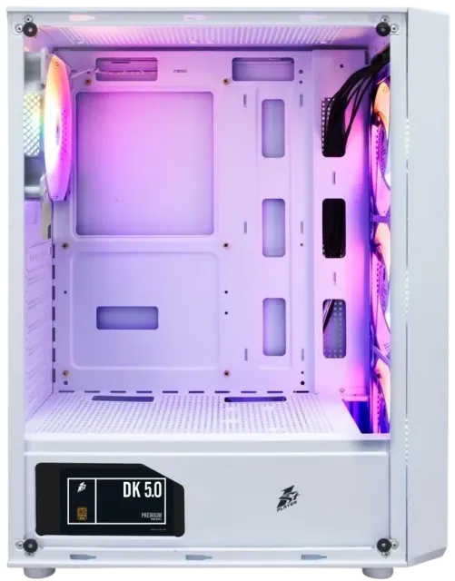 Компьютерный корпус 1STPLAYER FD3 (FD3-WH-4F1-W) White купить! 