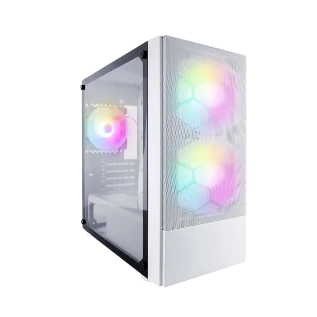 Компьютерный корпус 1STPLAYER FIREBASE X4-M TG LED (X4-M-WH-2F1P-W-1F1-W) White купить! 