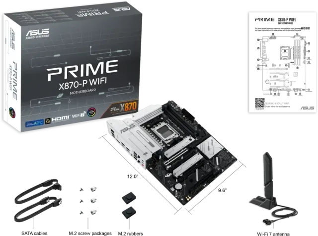 Материнская плата ASUS PRIME X870-P WIFI (90MB1IS0-M0EAY0) купить! 