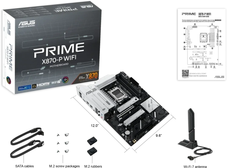 Материнская плата ASUS PRIME X870-P WIFI (90MB1IS0-M0EAY0) купить! 
