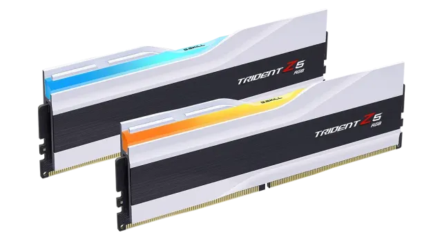 Оперативная память DDR5 64 Gb 6400 MHz G.Skill TRIDENT Z5 RGB White (F5-6400J3239G32GX2-TZ5RW) купить! 