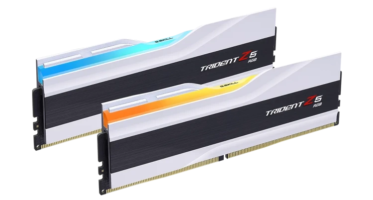 Оперативная память DDR5 64 Gb 6400 MHz G.Skill TRIDENT Z5 RGB White (F5-6400J3239G32GX2-TZ5RW) купить! 