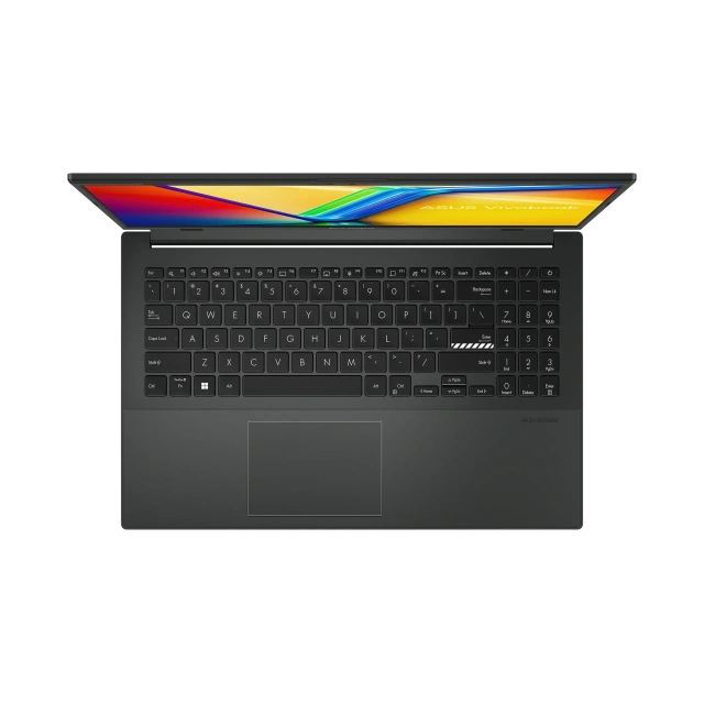 Ноутбук ASUS Vivobook Go 15 E1504FA-BQ344 (AMD Ryzen 5 7520U/15.6"/IPS/FHD/1920x1080/8Gb/256Gb SSD/NoOS) Mixed Black, 90NB0ZR2-M00F40 - фото