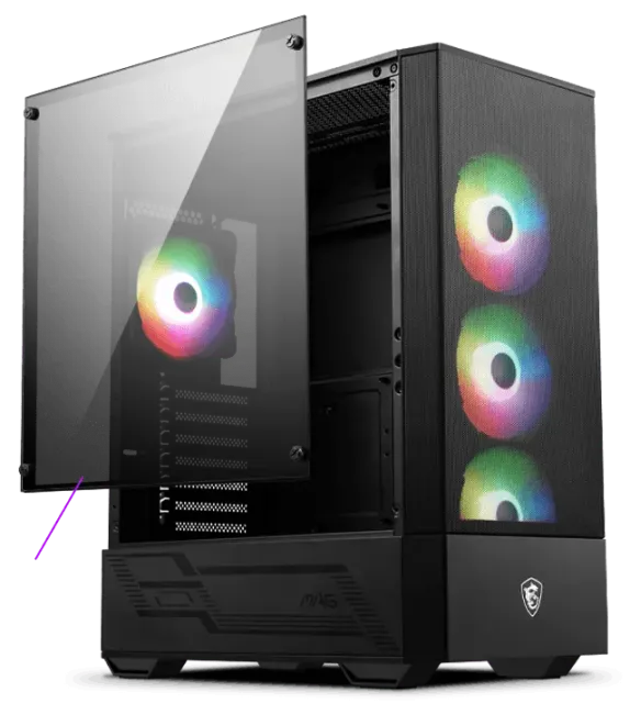 Компьютерный корпус MSI MAG FORGE 112R ARGB TG (306-7G16X23-809) Black купить! 