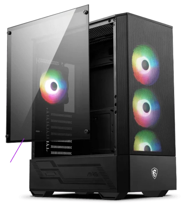 Компьютерный корпус MSI MAG FORGE 112R ARGB TG (306-7G16X23-809) Black купить! 