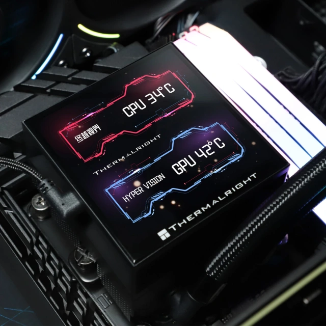 Система водяного охлаждения Thermalright Hyper Vision 360 ARGB Black (TRHV360AB) купить! 