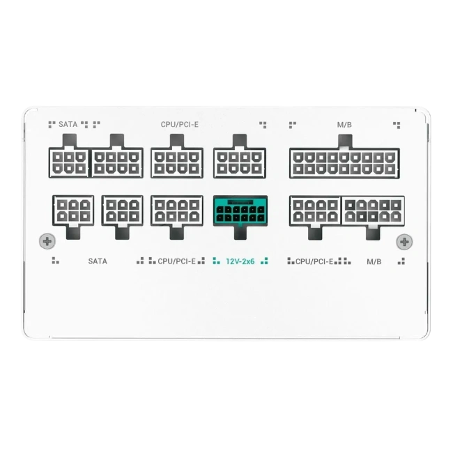 Блок питания Deepcool 750W PN750M White (R-PN750M-FC0W-WGEU) 16 Pin (PCIe 5.0 Connector Cable Details) купить! 