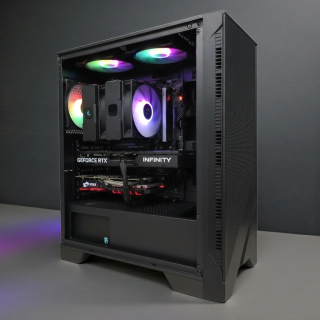 Игровой компьютер 992600 (Ryzen 5 7400F 3.7 ГГц/AMD B650/32 ГБ DDR5 6 ГГц/1024 ГБ SSD/RTX 5060 Ti 16 ГБ/Wi-Fi/650W/MSI MAG FORGE 120A AirFlow) - купить по выгодной цене!