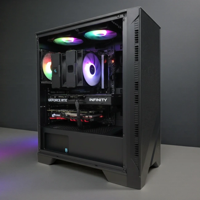 Игровой компьютер 992600 (Ryzen 5 7400F 3.7 ГГц/AMD B650/32 ГБ DDR5 6 ГГц/1024 ГБ SSD/RTX 5060 Ti 16 ГБ/Wi-Fi/650W/MSI MAG FORGE 120A AirFlow) - купить по выгодной цене!