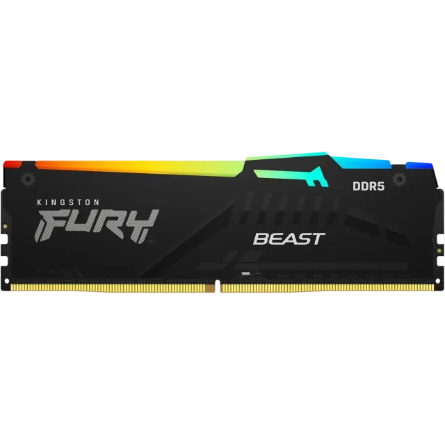 Оперативная память 32 Gb 6800 MHz Kingston FURY Beast RGB Black (KF568C34BBEAK2-32) купить! 