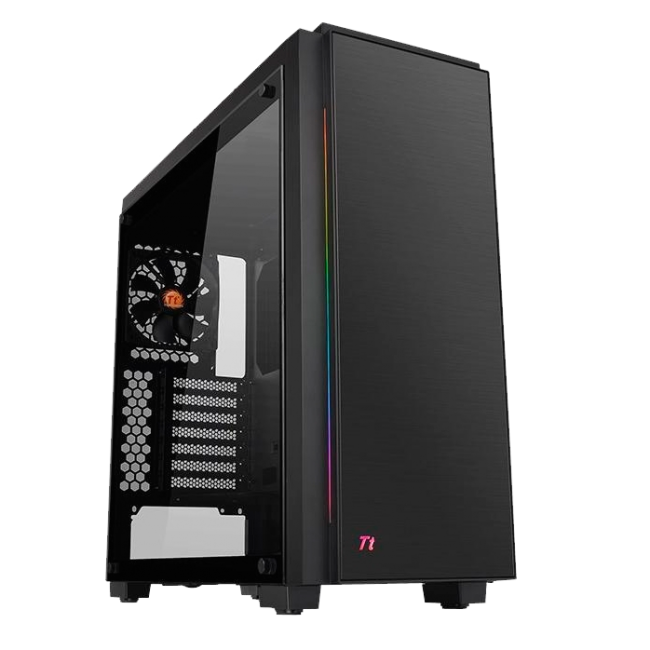 Компьютерный корпус Thermaltake Versa C23 Tempered Glass RGB Edition [CA-1H7-00M1WN-00] черный купить! 