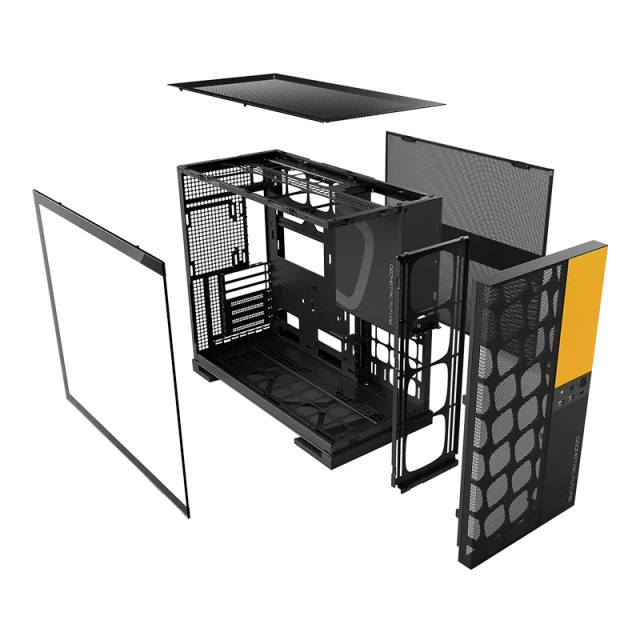Игровой компьютер 991941 (Core i5-14400F 2.5 ГГц/Intel B760/32 ГБ DDR5 6.0 ГГц/1024 SSD/RTX 5070 12 ГБ/Wi-Fi/750W/Geometric Future Model 5 ARGB Vent Black Yellow) - купить по выгодной цене!