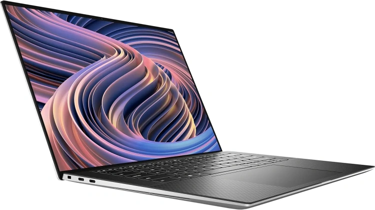 Ноутбук Dell XPS 15 9530 (Core i9-13900H/15.6"/3456x2160 OLED Touch/64Gb/2Tb SSD/RTX 4070 8Gb/Win 11 Pro) Silver - фото