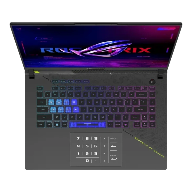 Ноутбук Asus ROG Strix G614PM8940 (AMD Ryzen 9 8940HX/16"/2560x1600/16GB/1024GB SSD/GeForce RTX 5060 8GB/Win 11 H) Grey - фото