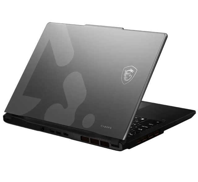 Ноутбук MSI Cyborg 15 C13WF-229XRU (Intel Core i5 13420H 2.1GHz/15.6" 1920х1080, 144Hz/16Gb/512Gb SSD/NVIDIA GeForce RTX 5060 8Gb/FreeDOS) 9S7-15T121-229, Серый - фото