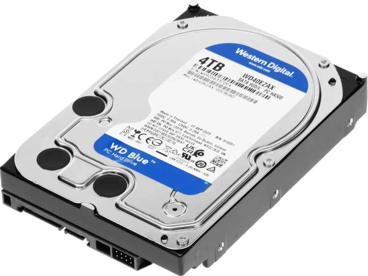 Жесткий диск 4Tb SATA-III WD Blue (WD40EZAX) купить! 