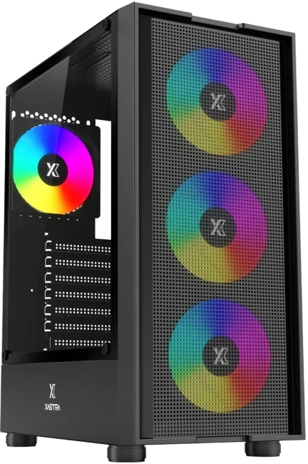 Компьютерный корпус XASTRA A301 4FRGB Black (A301-BK-FC120FRGB-4F-GL) купить! 