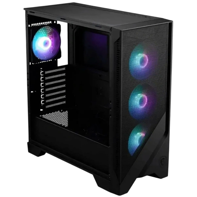Компьютерный корпус MSI MAG FORGE 320*R* PWM ARGB TG Black (306-7G23R24-HH9) купить! 