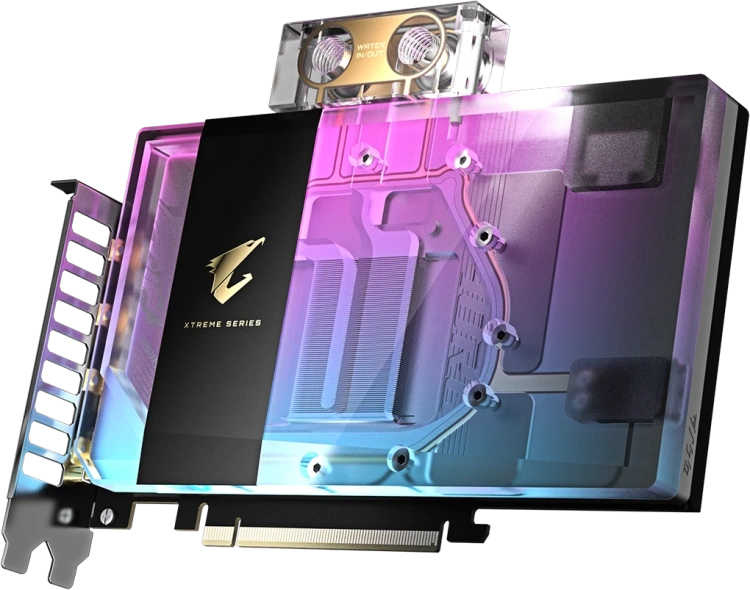 Видеокарта Gigabyte GeForce RTX 5080 AORUS XTREME WATERFORCE WB OC 16Gb (GV-N5080AORUSX WB-16GD) купить! 