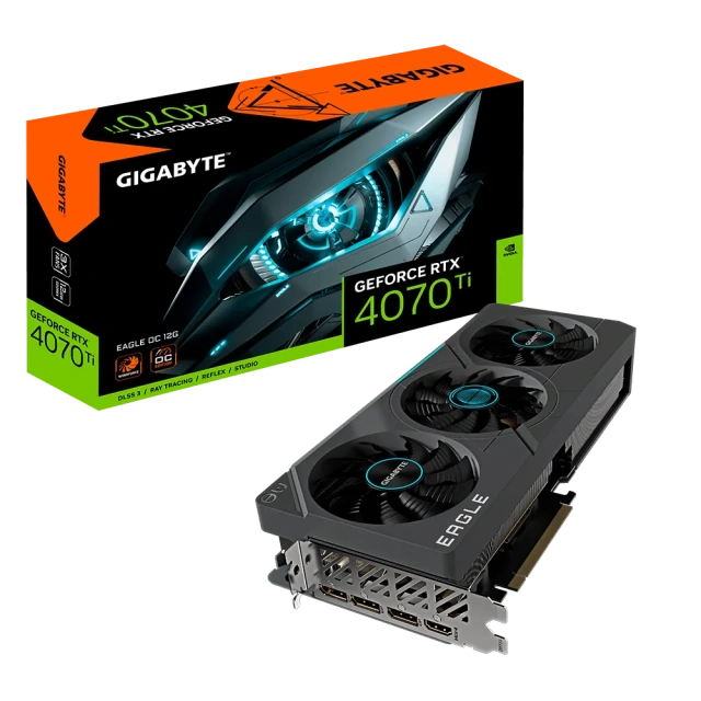 Видеокарта GIGABYTE GeForce RTX 4070 Ti EAGLE OC 12G (rev.2.0) (GV-N407TEAGLE OC-12GD 2.0), Retail купить! 