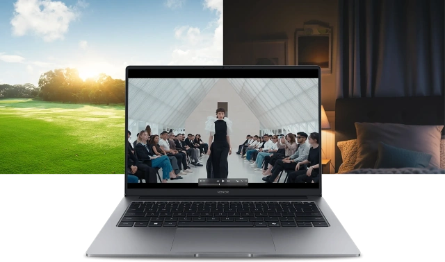 Ноутбук HONOR MagicBook Art 14 (Intel Core Ultra 7 155H/14.6"/3120x2080/32Gb/1Tb SSD/Win 11 Home) Серый 5301ALGR - фото