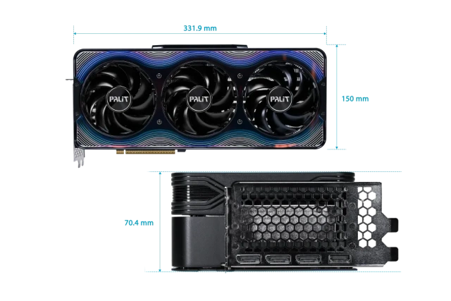 Видеокарта Palit GeForce RTX 5070 Ti GameRock 16Gb (NE7507T019T2-GB2030G), Retail купить! 