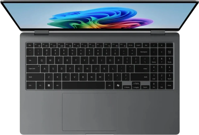 Ноутбук Samsung Galaxy Book 5 360 NP750QHA-KA1 (Ultra 7 256V/15.6" 1920x1080, AMOLED, Сенсорный/16Gb/512b SSD M.2/Intel Arc 140V (8gb)/Win 11 Home) Gray - фото