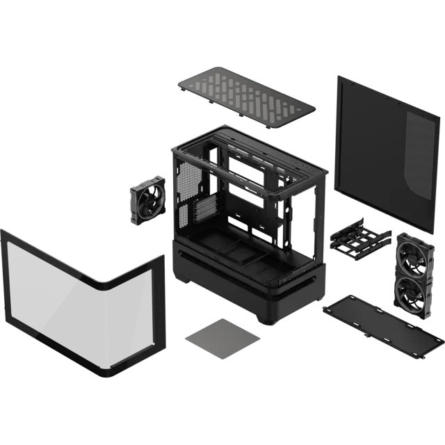 Компьютерный корпус ASUS PRIME AP202 TG ARGB Black (90DC00P0-B19000) купить! 