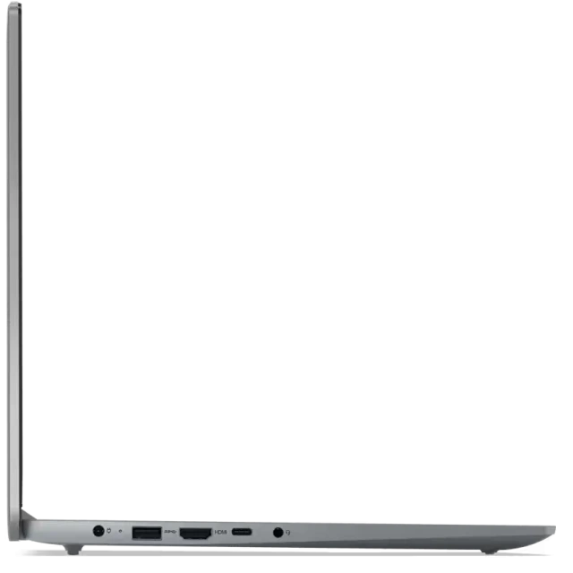 Ноутбук Lenovo IdeaPad Slim 3 15AMN8 (AMD Ryzen 5 7520U/15.6"/1920x1080/16GB/512GB SSD/No OS) Arctic Gray - фото
